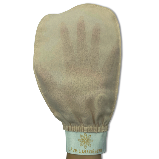 Gant exfoliant en soie 🧖♀️ - Rituels du hammam